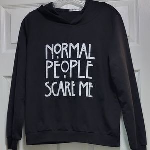 JUNIORS M BLACK HOODDIE